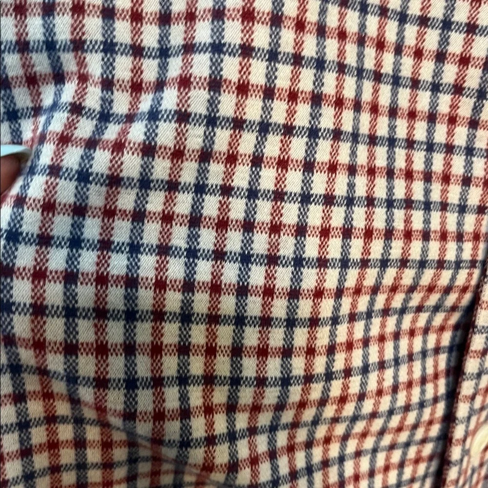 J Crew Men’s Long Sleeved Shacket Shirt Plaid Size Small